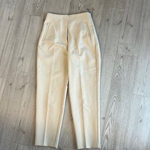 Zara cream dress pants